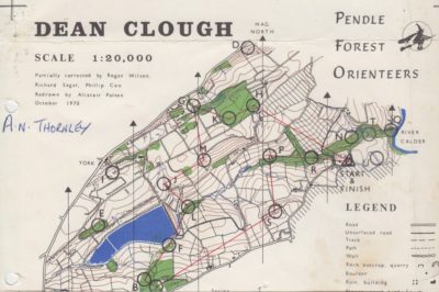 Dean Clough map only 1970